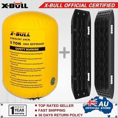 X-BULL Exhaust Jack With Recovery Tracks Boards Gen2.0 Air Jack Rescue Kit 4WD • $199