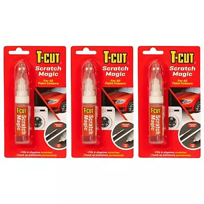 3x T-Cut Scratch Magic Pen 10ml Car Paintwork Repair Touch Up For All Colours • £33.99