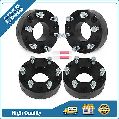(4) 5x5 To 6x5.5 Wheel Adapters 2  5x127 Hub To 6x139.7 Wheel For Chevy GMC Jeep • $115.39