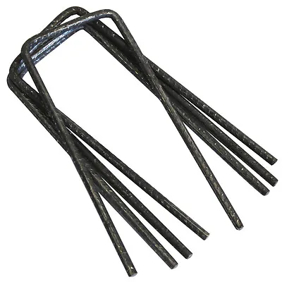 50 U Pins Grass Protection Mesh Pegs Secure Ground Stakes Steel Fixings 170x70mm • £18.50