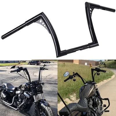 12  Rise Ape Hangers Handlebar For Harley Sportster 883 1200 XL FLST FXST 06-15 • $91.15