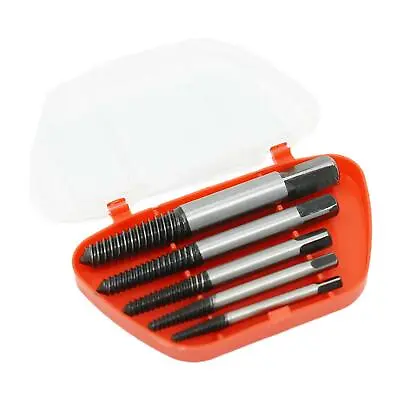 5Pk Broken Screw Extractor Remover Set Easy Out Damaged Stripped Drill Bits Bolt • £6.49