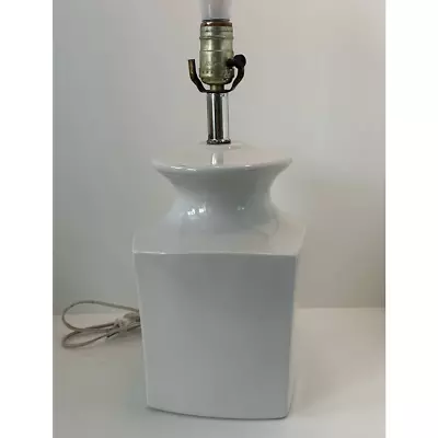 Vintage CN Burman Company White Ceramic Lamp No Shade • $45