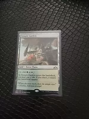 FOIL Temple Garden MTG Guilds Of Ravnica Nm • $14.30