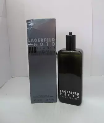 LAGERFELD PHOTO BY KARL LAGERFELD 4.2 Fl Oz EAU DE TOILETTE SPRAY MEN READ DESCR • $239.99