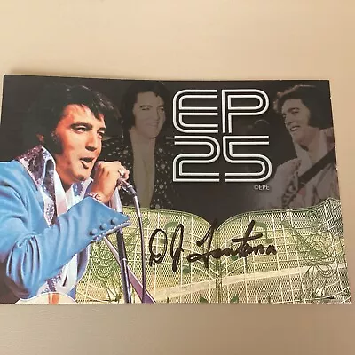 Elvis Drummer DJ Fontana Autograph / Elvis Week 2002 • $20.50