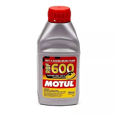 Motul RBF Brake Fluid 600 Degr Ee 1/2 Liter - MTL100949 • $43.20