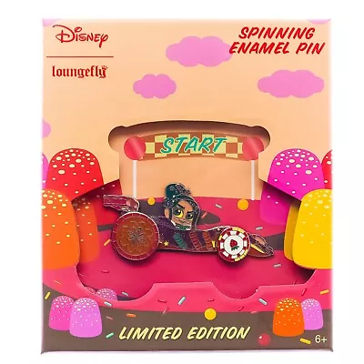 Disney Pixar Loungefly Vanellope Von Schweetz Wreck-It-Ralph Rotating Scene Pin  • $30