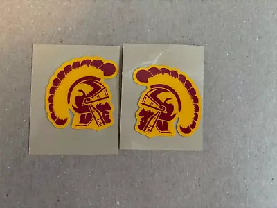 *MINI* Football Helmet Side Decals USC Trojans Matte • $14