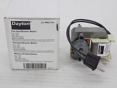 Dayton Fan And Blower Motor 1/150HP 2850RPM 120V 60Hz 4M211A NIB • $34