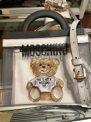 Moschino Clear Teddy Bear Tote  • $250