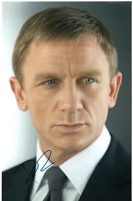 Genuine Hand Signed Daniel Craig Skyfall Photo 12 X 8  James Bond Autograph Coa • £145