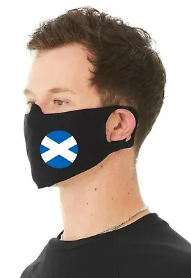 Scottish Flag  Unisex 4 Ply Cotton Jersey Face Covering/Masks. Scotland/Flags • £9.99