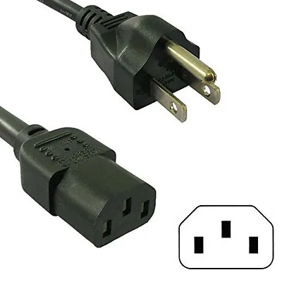 HQRP 10ft AC Power Cord For Vizio HDTV10A HDTV20A VX32L VX37L VX42L VX52L VW37L • $9.95