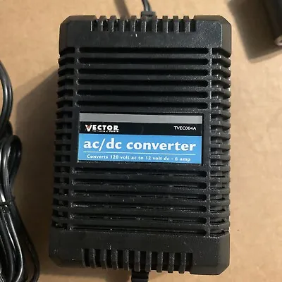 VECTOR TRAVELMATE AC/DC CONVERTER 120V AC To 12V DC 6AMP 70W Model TVEC004A • $10
