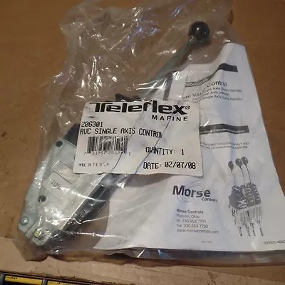 Morse Remote Valve Control 212507 Teleflex Marine 206301 Single Axis Control • $83