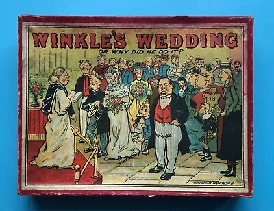 C1920/30s WINKLE’S WEDDING Or Why Did He Do It? FAMILY GAME Chad Valley • £7.95