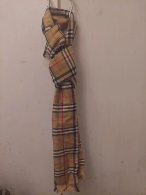 £110 • Buy BURBERRY Check Cashmere Scarf