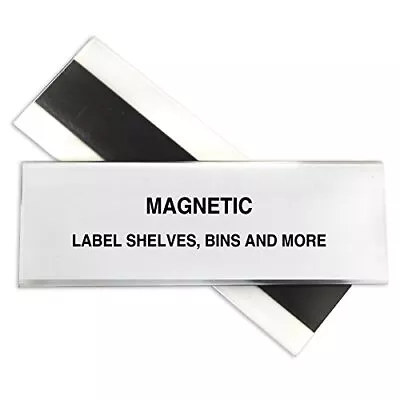 Label Holder For Magnetic Shelf/Bin 6 By 2-Inch Clear • $16.85