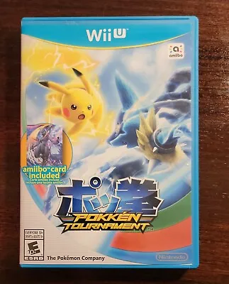 $13.80 • Buy Pokken Tournament (Nintendo Wii U) Pokemon Game - Excellent Condition!