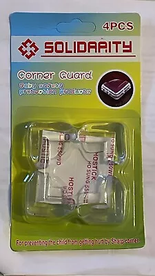 4 Baby Proofing Safe Glass Desk Table Edge Corner Cushion Guard Protector Bumper • £3.99