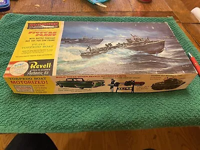 Revell Motorized PT 212 Torpedo Boat 1960 Issue. Builder/parts Kit. • $5