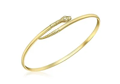 Snake Torque Bangle 9ct Yellow Gold • £463.65