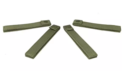 VISM MOLLE/PALS Snap Straps 6  LONG 4pk Tactical Pouch Attachment Strap ODG~ • $3.49