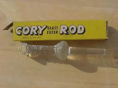 Vintage Cory Glass Filter Rod With Box Coffee Or Tea • $8.75