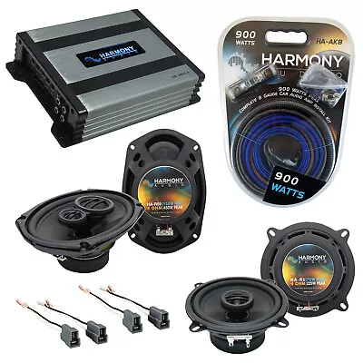 Mitsubishi Diamante 92-04 OEM Speaker Upgrade Harmony R5 R69 & HA-A400.4 Amp • $219.99