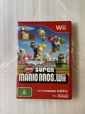 New Super Mario Bros. Wii (Nintendo Wii 2009) No Manual • $20