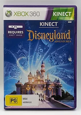 Disneyland Adventures Kinect Microsoft Xbox 360 Complete With Manual PG GC • $3.95