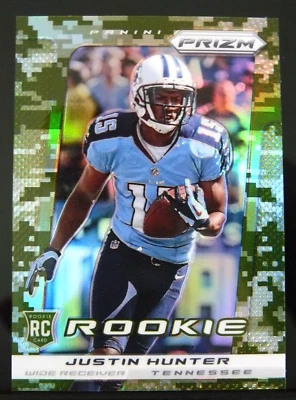 $2.50 • Buy 2013 Panini Prizm Camo Prizms Justin Hunter RC Rookie Tennessee Titans #251