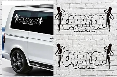 Extra Large Graphic Stickers X2 For VW Transporter T5 T4 T6 Campervan • $18.64