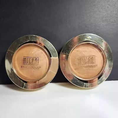 Milani Baked Bronzer 09 Dolce Lot Of 2 For Eyes Face And Body NOS Made In Italy • $15