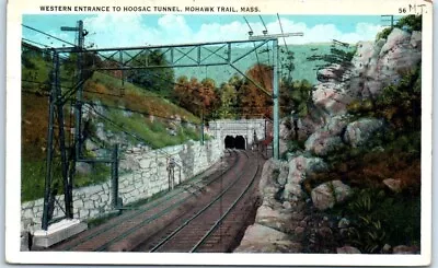 Postcard - Western Entrance To Hoosac Tunnel Mohawk Trail - Massachusetts • $2.95