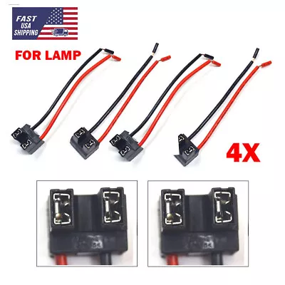 4x Wire Pigtail Female P A H7 2 Harness Head Light Low Beam Socket Plug For Lamp • $12.88