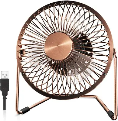 Easyacc USB Desk Fan 6 Inch Desktop Silent Fan Air Circulator 2 Speeds 360° Rota • £16.81