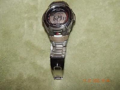 Casio G-Shock MTG-900 2638 Wave Ceptor Tough Solar 200M Watch Stainless Steel N • $80