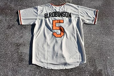 New!! Brooks Robinson Baltimore Orioles Cream Baseball Jersey Adult Men's XXXL • $45