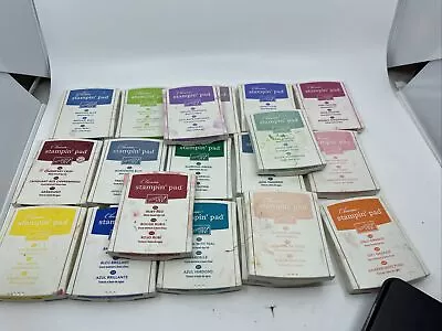 Lot Of 19 Classic Stampin' Up Stampin' Pads Multicolor ***DRY *** Need Refills • $25