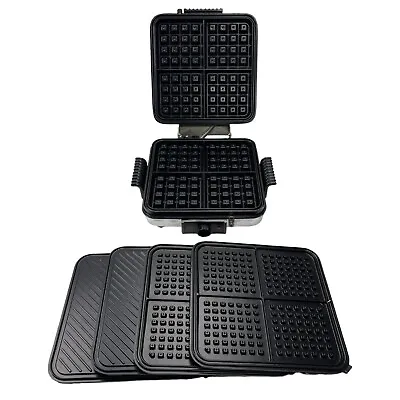 VillaWare Multi-Baker 4-in-1 Deep Belgian Waffler Flat Griddle Rib Grill 8550 • $84.96