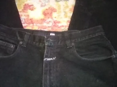 Men's Marithe Francois Girbaud Black Jeans-size 32x34-80s Vintage/ • $60