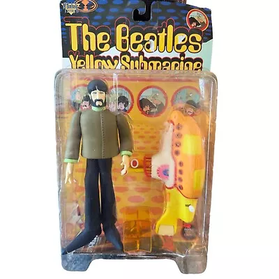 Vintage 1999 Mcfarlane Toys The Beatles Yellow Submarine- Geroge W/ Yellow Sub- • $51