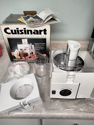 New Open Box Old Stock Cuisinart Juice Extractor Juicer Model JE-4 Vintage • $54.98