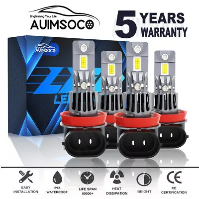 For Volvo XC60 T6 Sport Utility 2010-2013 LED Headlight High Low Beam Bulbs Kit • $69.99