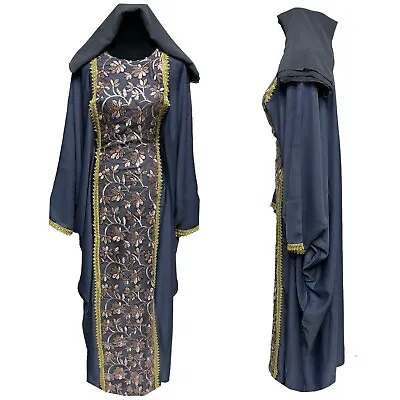 Women Butterfly Abaya Jalabiya Arab Dress With Lace Sequin • £45