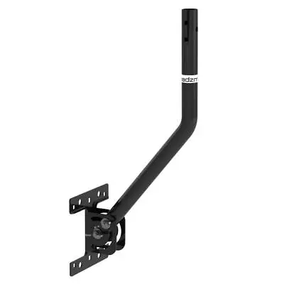Adjustable Universal TV Antenna Mount Outdoor TV Mounting J Pole Bracket Black • $18.75