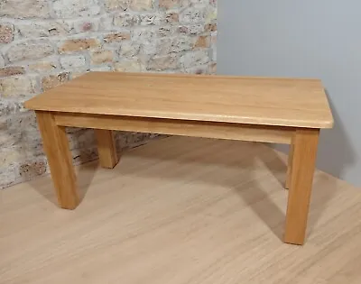 Solid Oak Coffee Table Lamp Table Side Table - 3 Sizes - Handmade In Devon • £89