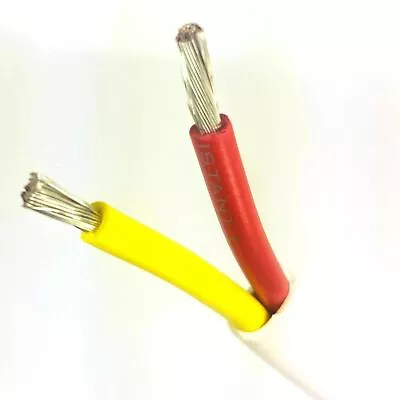 12/2 AWG Gauge Marine Cable Tinned Copper Duplex Red / Yellow ANCOR WIRE Boat • $13